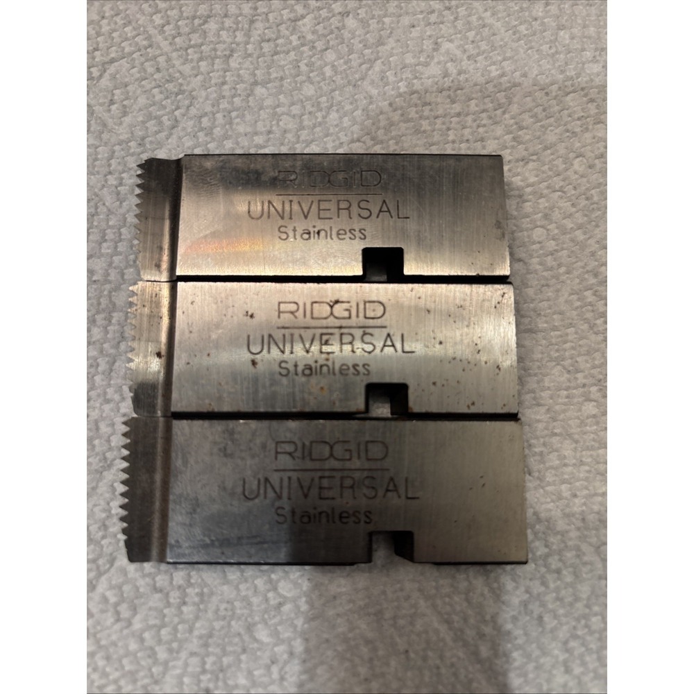 RIDGID Universal 1"-2" NPT Pipe Dies-3pcs. 1/2/3